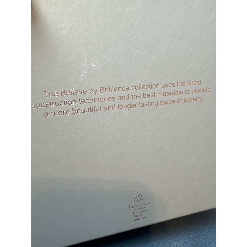 Believe by Brillance Gold Flash Plated Cubic Zirconia Hair Tiara NIB - Picture 6 of 6